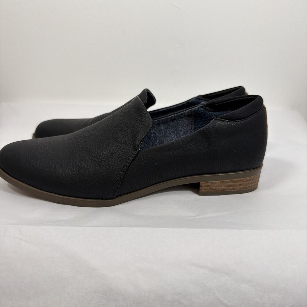 Dr. Scholls‎ Rate Slip On Flat Loafer Black 8 Comfort Modest Minimalist